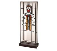 Frank Lloyd Wright Robie Window Stained Glass - 14" x 5.75"