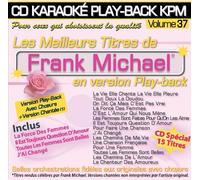 Frank Michael - CD Karaoké Play-Back KPM Vol.37 Frank Michael