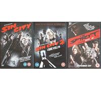 FRANK MILLER TRILOGY 1-3 COMPLETE COLLECTION / 1. SIN CITY / 2. SIN CITY 2 - A DAME TO KILL FOR / 3. THE SPIRIT = ULTIMATE 3x DVD SET