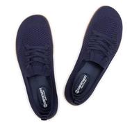 Frank Mully Wide Toe Box Flat Shoes for Women Flats, Navy, 6.5 UK