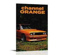 Frank Ocean Channel Orange Creative Waterproof Decorative Paintings Free of Framing Directly Pasted with Moisture-proof And Anti Fouling Materials Living Room Bedroom Hanging Paintings Artistic Sense