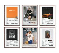 Frank Ocean Music Album Cover Poster Print Canvas Wall Art Limited Signed Blond Poster Room Aesthetic Set of 6 Dorm Decor 8x10 inch Unframed