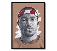 Frank Ocean Portrait Drawing - fine art print with Thinkin' Bout You Lyrics - A5 A4 A3 Sizes limited edition poster artwork