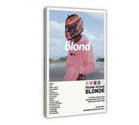 Frank Ocean Poster Blonde Tracklist Album Poster Canvas Poster Wall Art Decor Print Picture Paintings for Living Room Bedroom Decoration12x18inch(30x45cm)