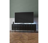 Frank Olsen Elevate Black Tv Cabinet With Mood Lighting & Intelligent Eye