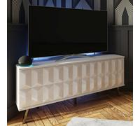 Frank Olsen Furniture Elevate 1200 Corner Tv Cabinet - white