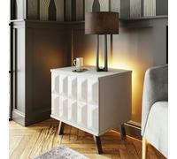 Frank Olsen Furniture Frank Olsen Elevate Lamp/ Side Table - white