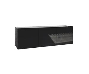 Frank Olsen Intel 1500 LED AV/TV Cabinet, Black