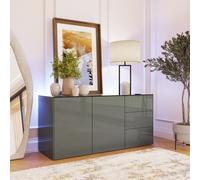 Frank Olsen Intel Smart 2 Door 3 Drawer Sideboard - Grey