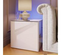 Frank Olsen Intel White Side Table With Led Ambient Lighting