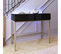 Frank Olsen Iona 2 Drawer Console Table - Black