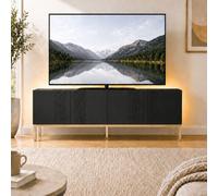 Frank Olsen Iona 4 Door TV Unit - Black