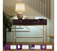 Frank Olsen Lyra Console Table Plum Black