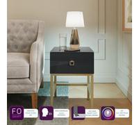 Frank Olsen Lyra Lamp Table Midnight Onyx