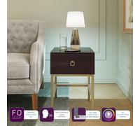 Frank Olsen Lyra Lamp Table Plum Black