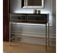 Frank Olsen Mia 2 Drawer Console Table - Black