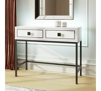 Frank Olsen Mia 2 Drawer Console Table - White