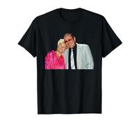 Frank & Pat Butcher Eastenders Pam St Clement & Mike Reid T-Shirt, Men, Black, Medium