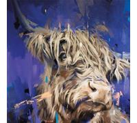 Frank Pretorius Scotland The Brave Canvas Print Blue/brown (40Cm X 40Cm)