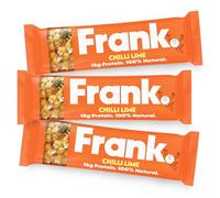 Frank Savoury High Protein Bars - 16g Protein, 100% Natural, High Fibre, Gluten Free Vegetarian Snack, No Added Sugar - 3 x 50g Taster Pack (Chilli Lime)