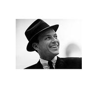 Frank Sinatra by Leonard Poster Wall Art Vintage Style Home Decor Print (50x70 cm)