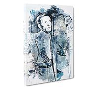 Frank Sinatra Canvas Print | Gallery Wrapped 30mm Frame Wall Art | 30x20 inches | Ready to Hang | Abstract Picture | Living Room Bedroom Lounge Office