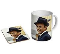 Frank Sinatra Colour Ceramic Coffee Mug + Coaster Gift Set …