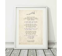 Frank Sinatra - Fly Me To The Moon - Song Lyric Art Poster Print (UNFRAMED) - Sizes A4 A3 (A3)