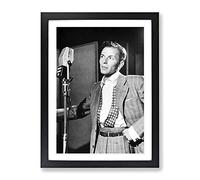 Frank Sinatra Framed Wall Art Print A3 Black