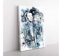 Frank Sinatra in Abstract Canvas Wall Art Print 30x20 Inch