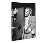 Frank Sinatra No.1 Canvas Print | Gallery Wrapped 30mm Frame Wall Art | 24x16 inches | Ready to Hang | Modern Picture | Living Room Bedroom Lounge Office