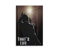 Frank Sinatra That's Life Print Album Cover Signed Limited Poster,Music Cover Posters,Pop Hip Hop Rap Singer Star Music Poster Aesthetic Canvas Wall Art for Girl And Boy Teens Dorm Decor 12x18inch(30x