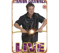 Frank Skinner Live in Birmingham Film Movie Poster Retro Metal Tin Sign Wall Home Wall Art Metal Tin Sign,cave,bar,Club, Metal Tin Sign 8x12 Inches