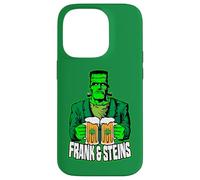 Frank & Steins St. Patrick's Day Frankenstein Monster Beer Case for iPhone 14 Pro