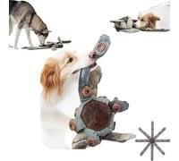 Frank the Dogtopus, Tough Dog Toys Refillable Food Challenges Dog Mind, Interactive Stimulating Dogs Chew Toys, Puppy Chew Teething Toy for Teething, The Dogs Puzzle Toy Outsmart Boredom (Large)