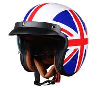 Frank Thomas Open Face Motorcycle Helmet Union Jack (Large L 60 cm)