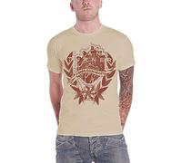 Frank Turner Men's Tape Deck Heart T-Shirt, Beige (Beige), Large