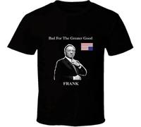 Frank Underwood House of Cards Tv Show Unisex T Shirt Kevin Spacey Francis Tee Black(Medium)