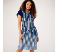 Frank Usher Chiffon Dress with Stud Design BLUSH LARGE / EXTRA LARGE