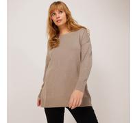 Frank Usher Semi Sheer Bling Knitted Top BLACK SMALL / MEDIUM