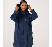 Frank Usher Shorter Length Nylon Parka Style Coat With Hood BLACK LARGE / EXTRA LARGE