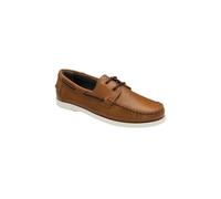 Frank Wright Men's Brown Suede 'Knight' Boat Shoes in Tan | Size: 9 Frank Wright Tan 9