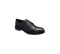 Frank Wright Men's Leather 'Keetley' Derby Shoes in Black | Size: 7 Frank Wright Black 7