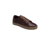 Frank Wright Men's Leather 'Madeley' Trainers in Dark Red | Size: 7 Frank Wright Dark Red 7