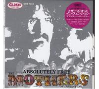 Frank Zappa Absolutely Free Japanese CD album CDLP ODR7253 Oldays Records 2023