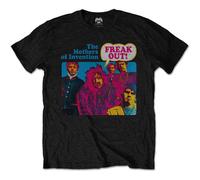Frank Zappa Freak Out T-Shirt in Black | Size: 2XL Frank Zappa Black 2XL