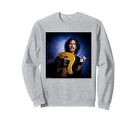 Frank Zappa & Guitar LA Portrait By Michael Grecco Sweatshirt