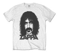 Frank Zappa Head Profile Official Tee T-Shirt Mens Unisex (Large) White