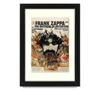 Frank Zappa Signed Poster Print | Limited Edition Progressive Rock Memorabilia | The Mothers of Invention Autograph Collectible Wall Art Fan Gift (A3 Framed with Mount)