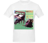 Frank Zappa Sleep Dirt Sport T Shirt for Men Crew Neck White(XX-Large)